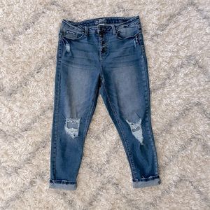 NOBO no boundaries HIGH RISE DISTRESSED SKINNY JEANS